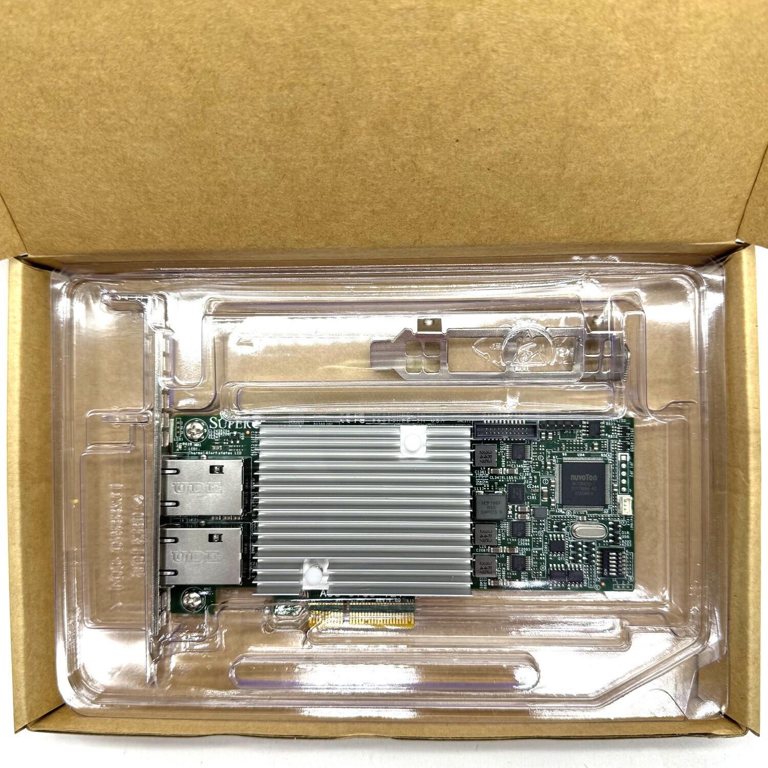 SuperMicro AOC-STGS-i2T Dual Port 10Gbase-T PCI-E 3.0 Intel X550-T2 Network Card