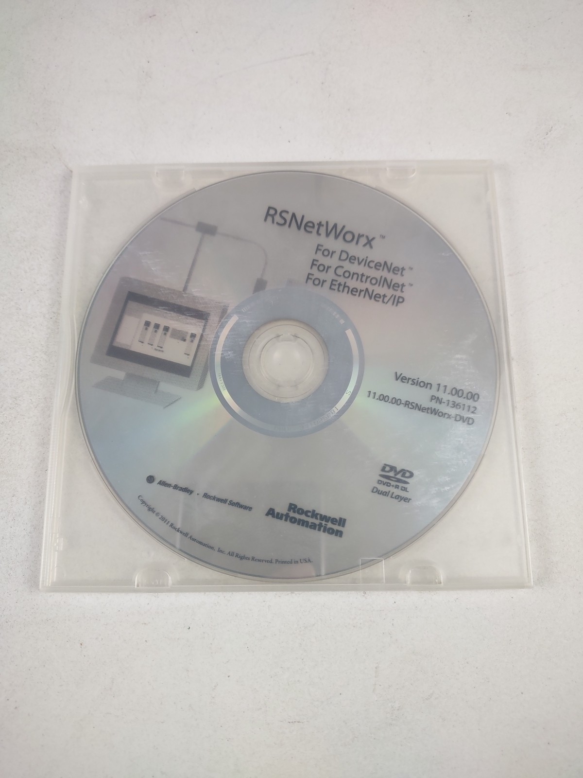 Rockwell RSNetWorx for DeviceNet – 9357-DNETL3 – v11.00 – Install Disc Only