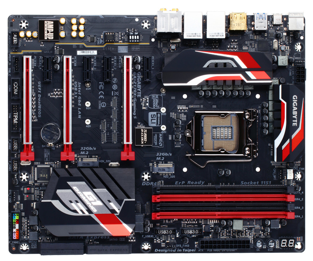 For GIGABYTE Gaming Z170X-Gaming 5 LGA 1151 HDMI USB3.1 Motherboard SATA Express