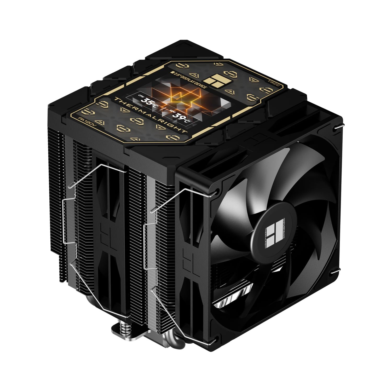 Peerless Assassin 120 Vision Black CPU Air Cooler,Twin Tower Cooler 1850Rpm,320X