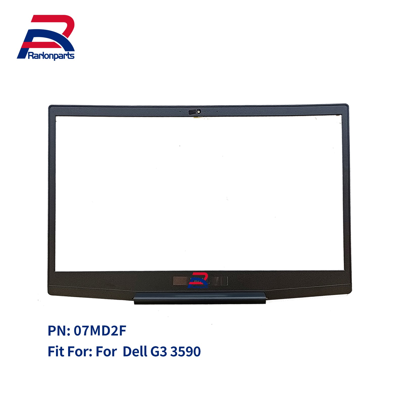 For Dell G Series G3 15 3590 Laptop Black LCD Front Bezel Frame Blue LOGO 07MD2F