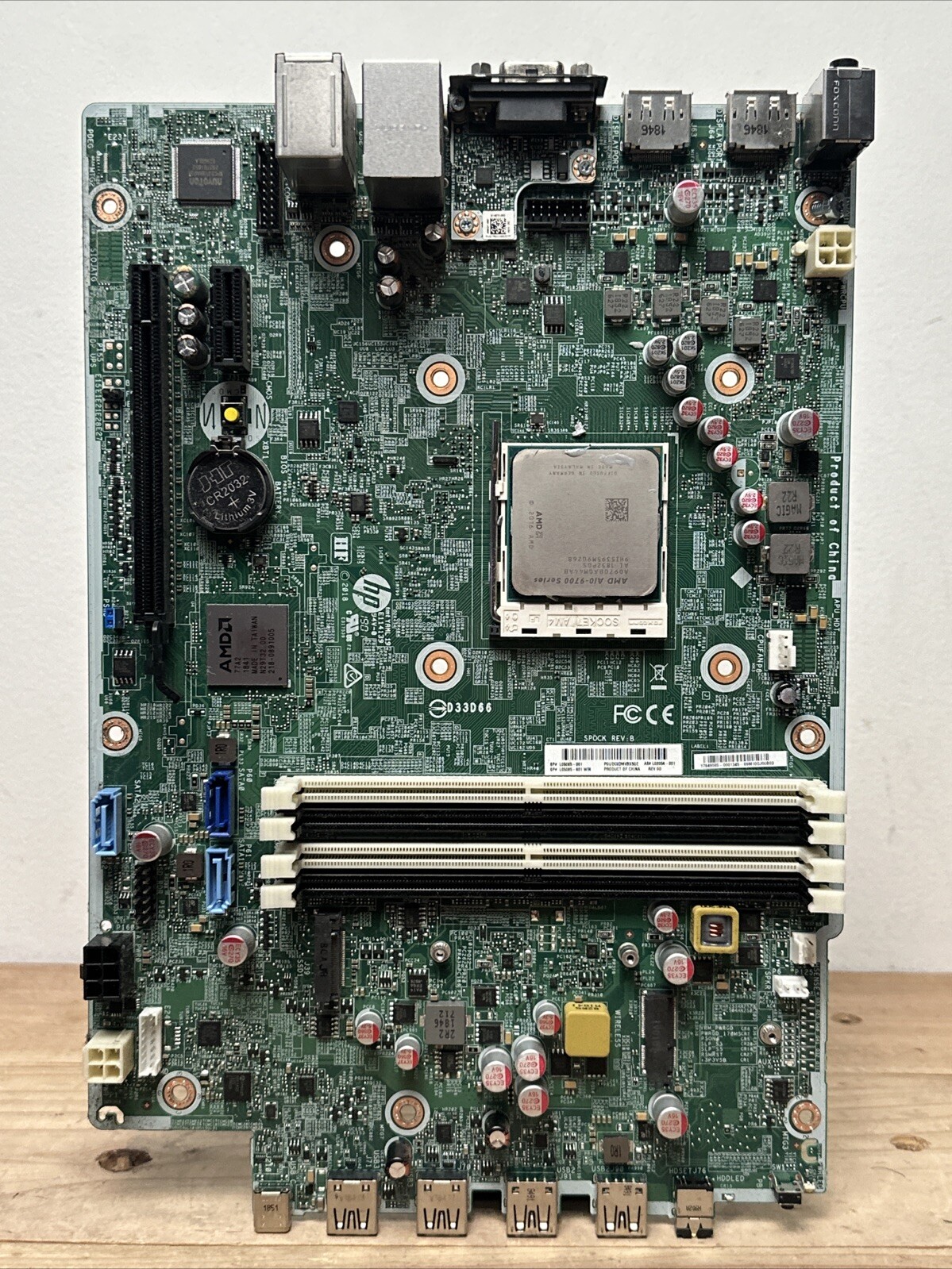 HP Elitedesk 705 G4 Motherboard L02056-001 L05065-001 L05065-601 W/ AMD A10-9700