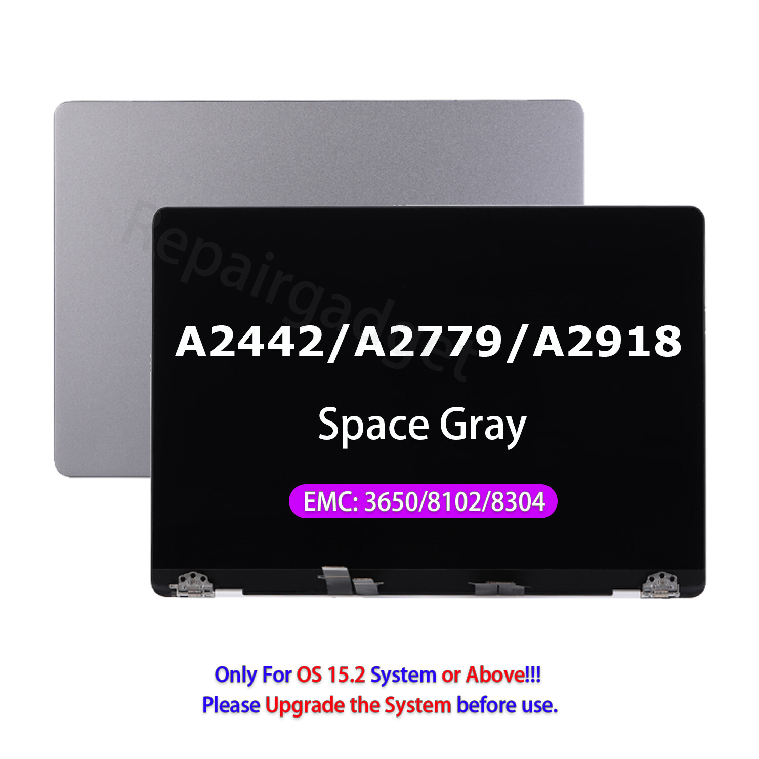 US OEM LCD Screen Display with Top Cover for Macbook Pro A2442/A2779/A2918 14″