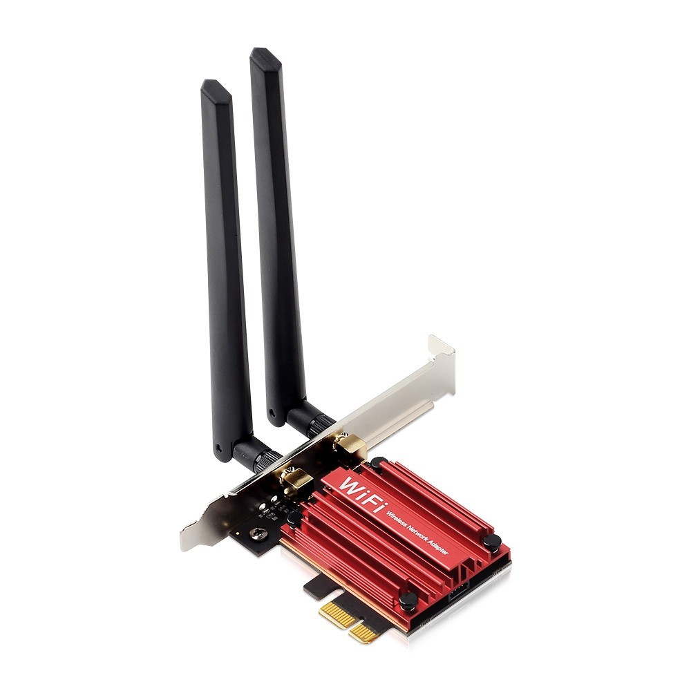 WiFi 6 PCIe Card AX1800 Dual Band Bluetooth 5.2 for Desktop Win10/11 MT7921 Chip