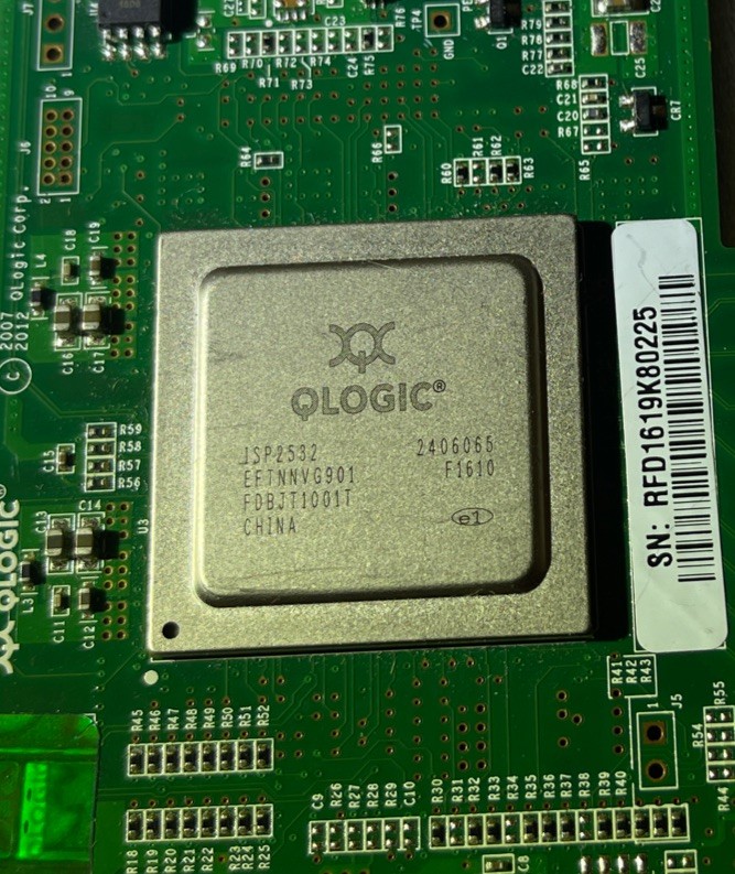 QLOGIC Fibre Card ISP2532 2-Port PCIe X8 8GB Fibre Channel HIGH PROFILE