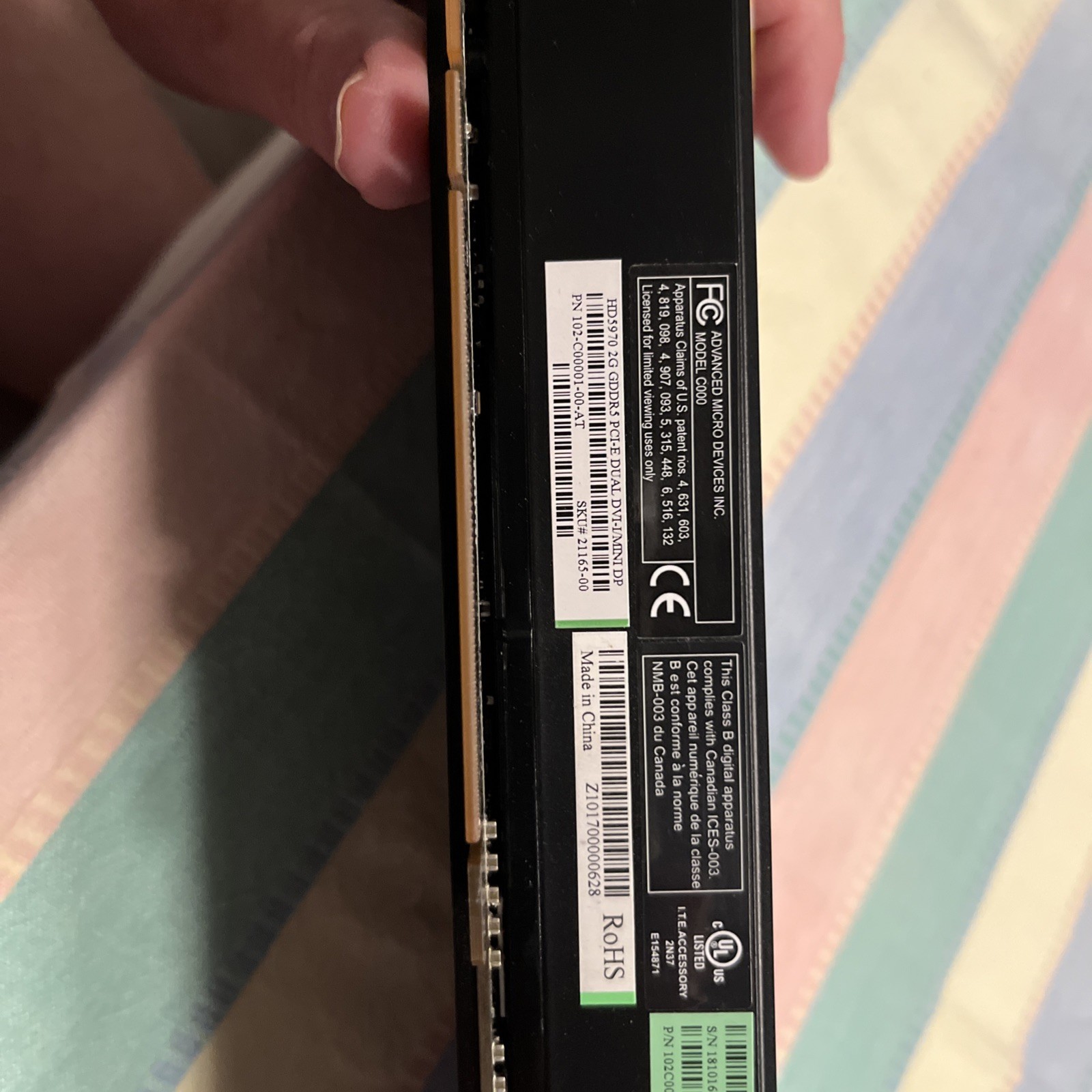 The Sapphire Radeon HD 5970 2GB Video Card is a high-performance graphics card