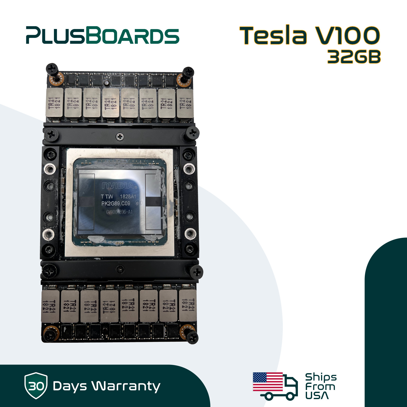 NVIDIA Tesla V100 SXM2 32GB HBM2 GPU Accelerator Server Deep Learning AI HPC