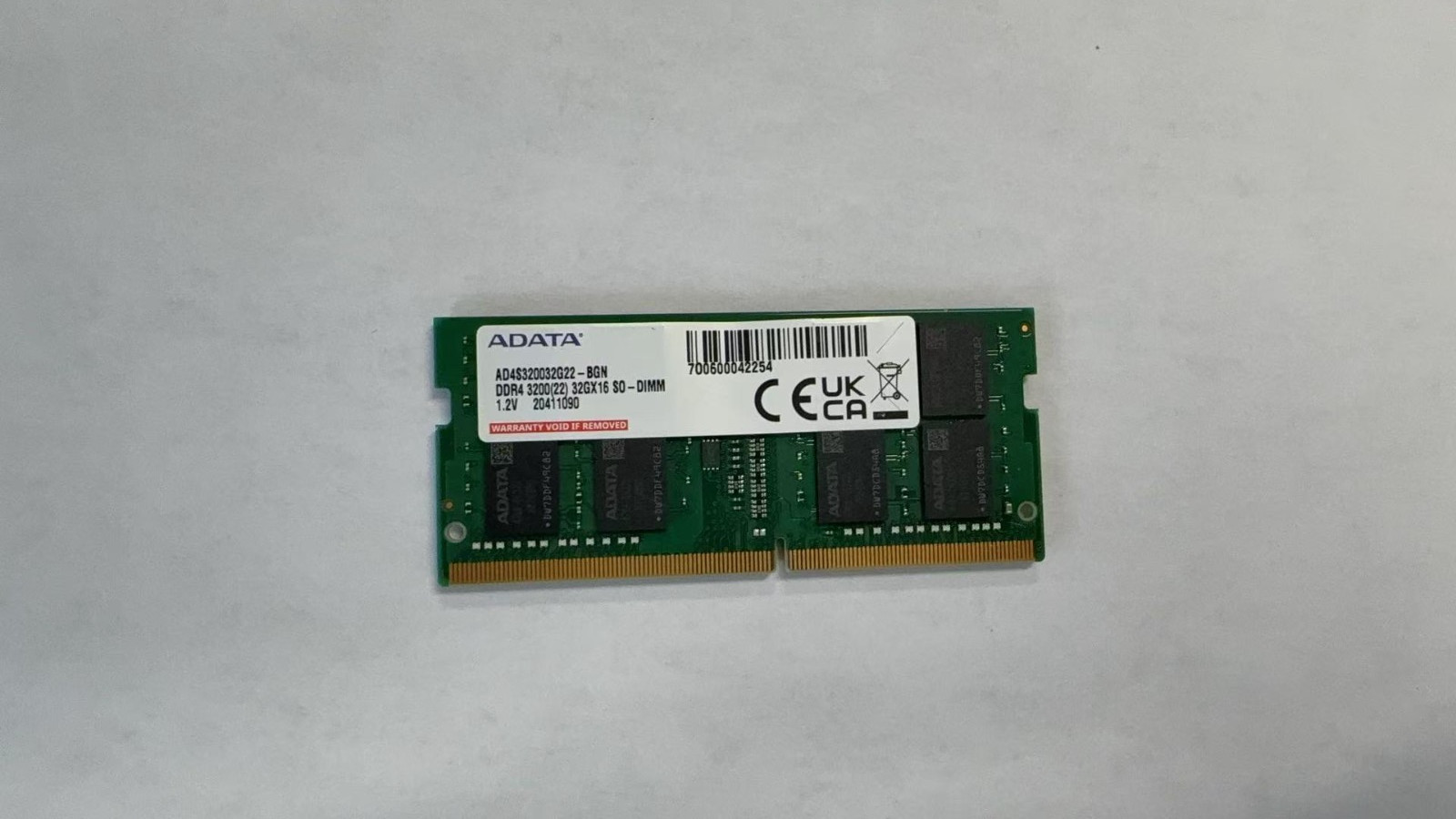 ADATA 32GB DDR4 3200MHz SO-DIMM Laptop Memory RAM AD4S320032G22-BGN