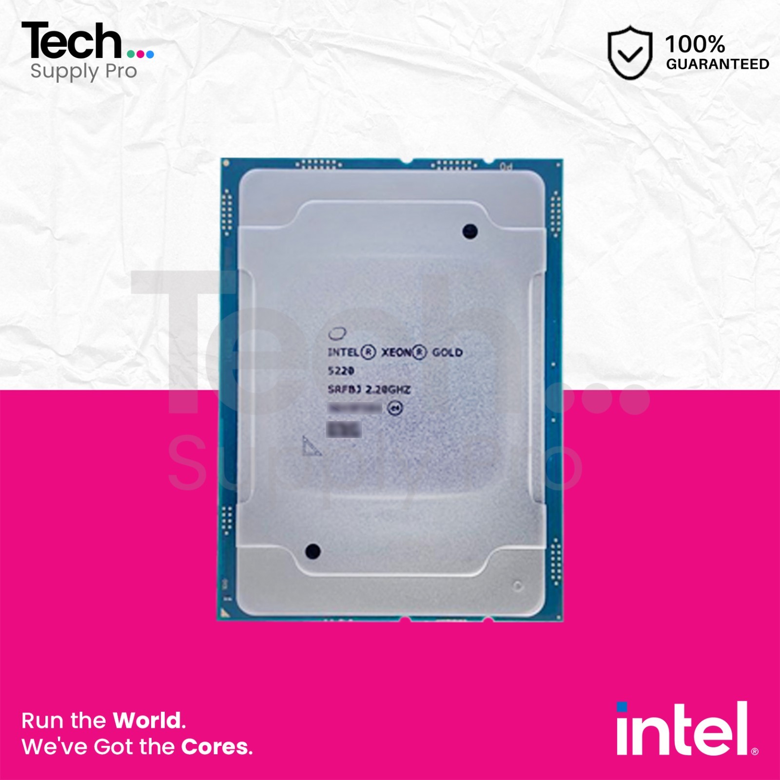 SRFBJ Intel Xeon Gold 5220 18-Core 2.20GHz 24.75MB 10.40GT/s FCLGA3647 Processor