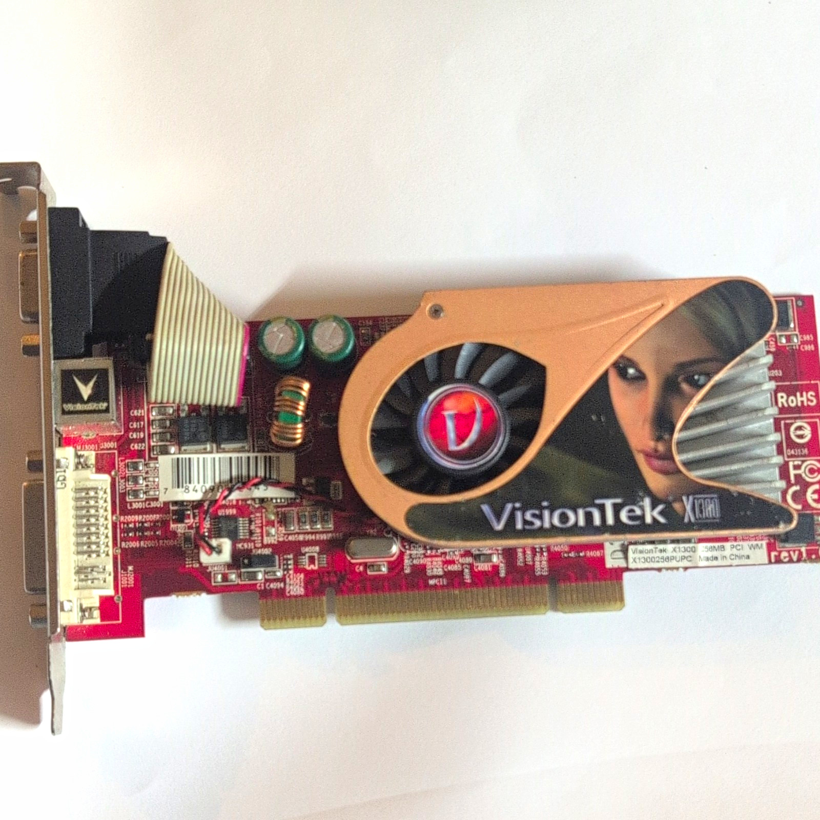 VisionTek ATI Radeon X1300 256MB PCI SFF Graphics Card VGA DVI S-Video