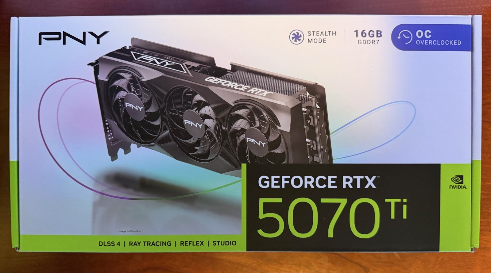 PNY NVIDIA GeForce RTX 5070 Ti 16GB Overclocked DLSS 4 Gaming Graphics Card