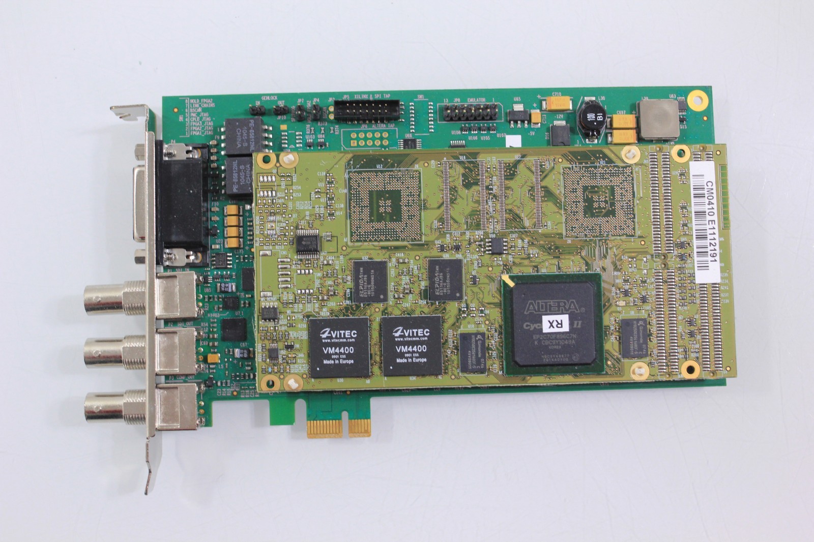 VITEC VM4400 PCIe SDI Video Capture Processing Card Dual VM4400 Altera Cyclone