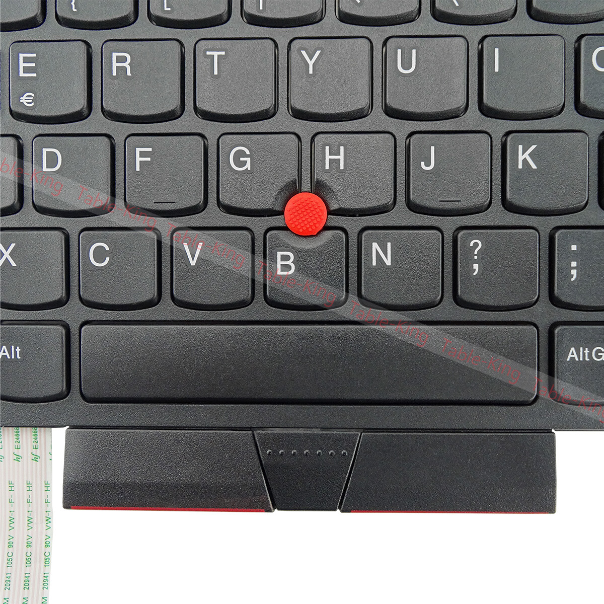 Non-backlit Keyboard for Lenovo Thinkpad E480/E490/L380/L390/T490 France Layout