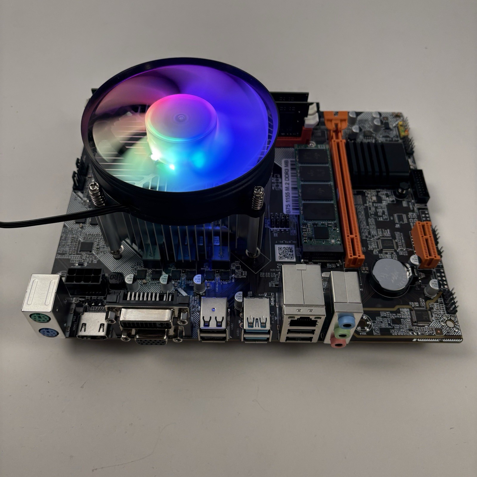 Intel i7-2600 Gaming Motherboard CPU RAM SSD Combo 8GB DDR3 256GB Win11 MCC OEM