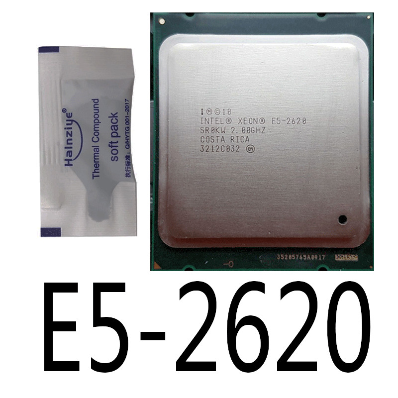 10PCS Intel Xeon E5-2620 2.0GHz 15M 7.2GTs SR0KW LGA2011 CPU Processor