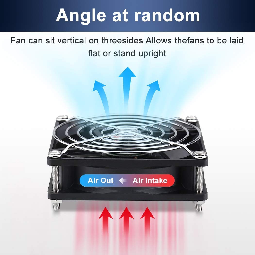 EC Industrial Case Fan 120mm x 38mm AC 110V 120V Cooling Fan | 110V – 240V Br…