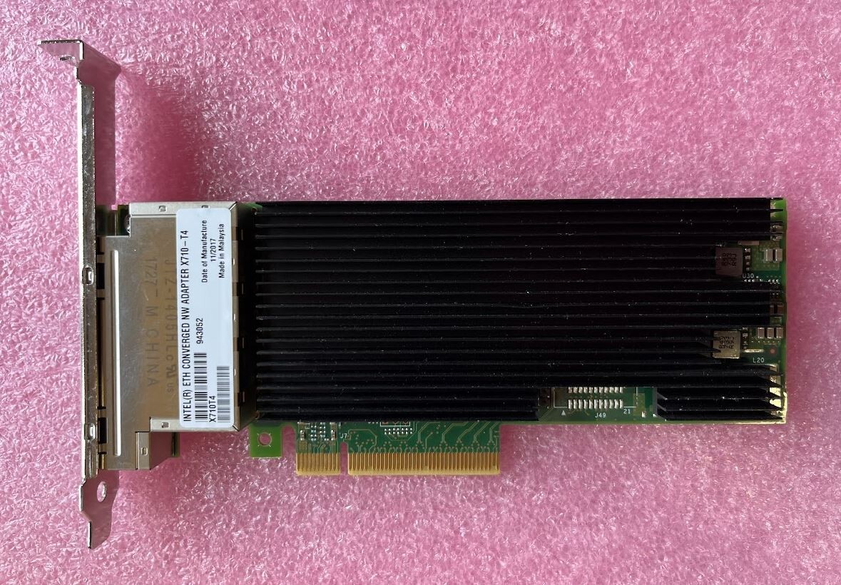 X710T4 Original Intel Ethernet 10GbE RJ-45 Quad Port Network Adapter X710-T4