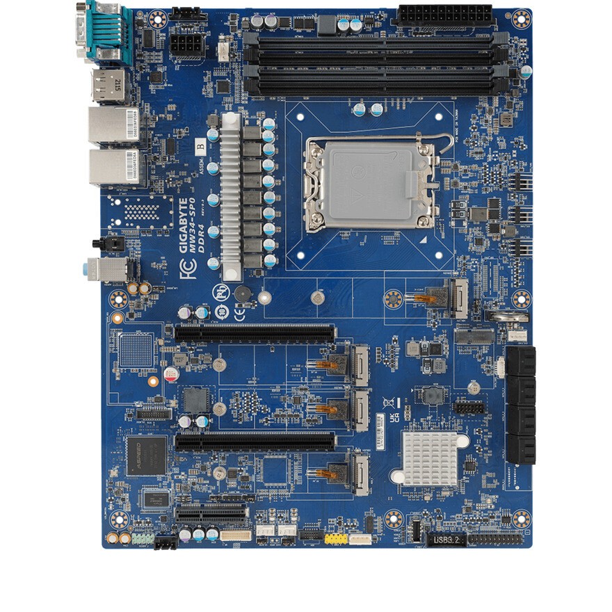 GIGABYTE MW34-SP0 （Rev1.1） LGA1700 W680 DDR4 IPMI Support 12/13/14 th i7/i9 CPU