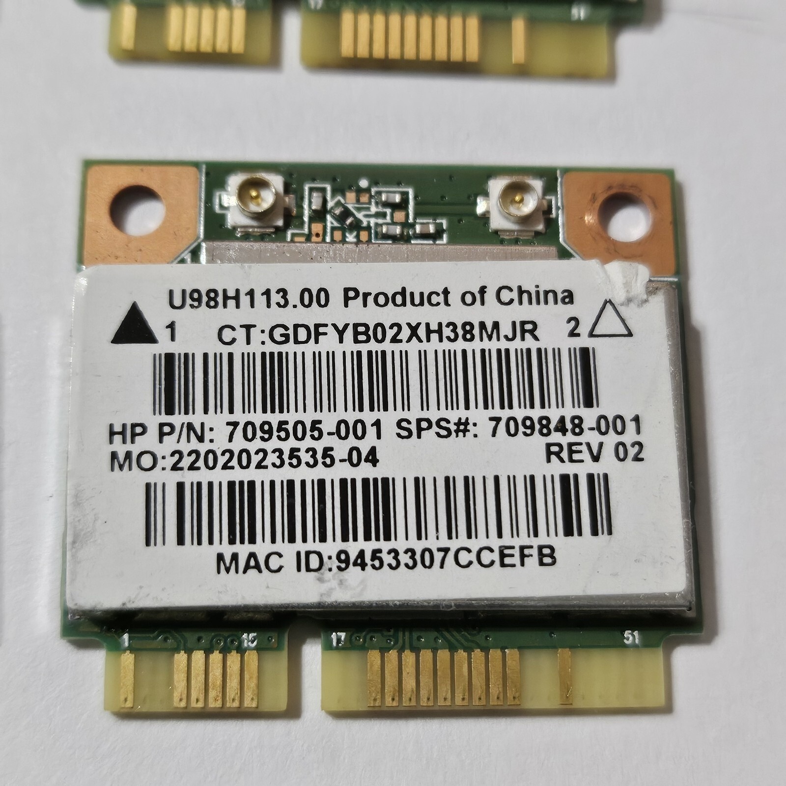 HP Pavilion 709505-001 SPS- 709848 Wireless WiFi Cards Lot Of 5