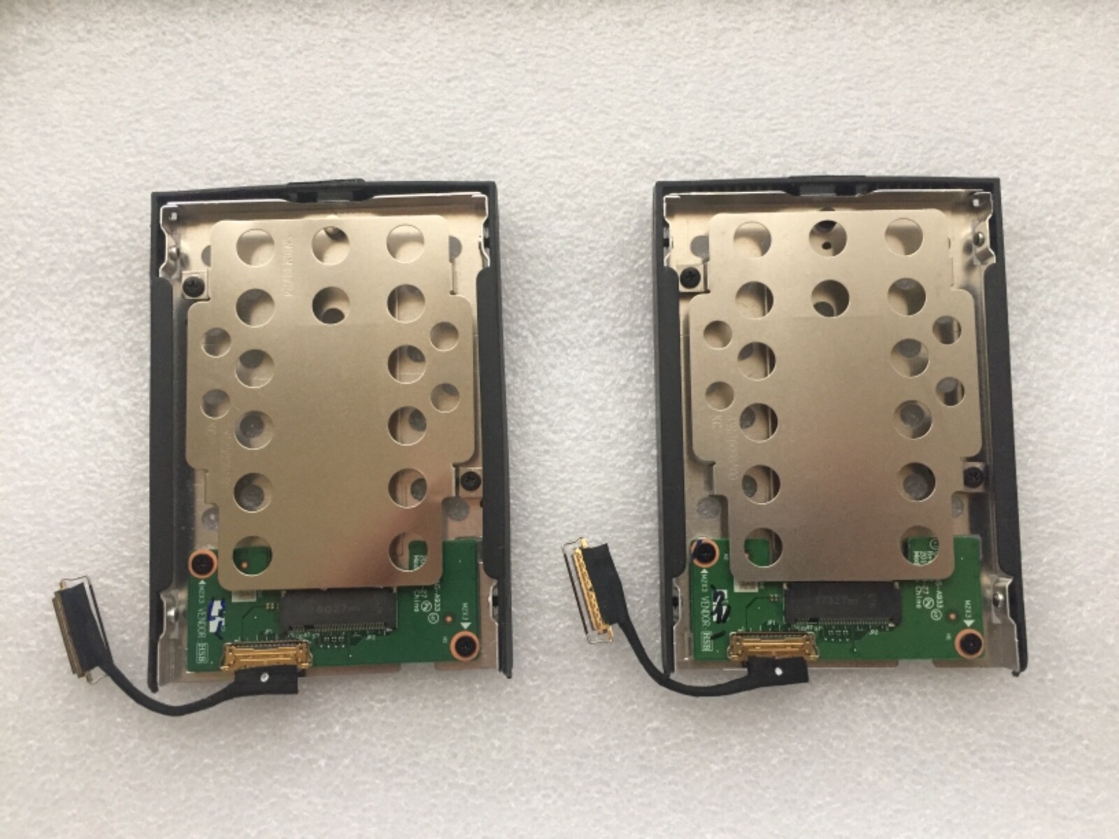 2X Genuine ThinkPad T470 T480 HDD Cable Connector + NVMe M.2 Adapter Caddy