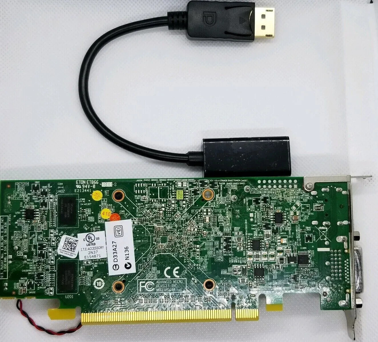 HP Compaq Elite 8000 8100 8200 8300 SFF 1GB Video Card Windows 10 DP to HDMI