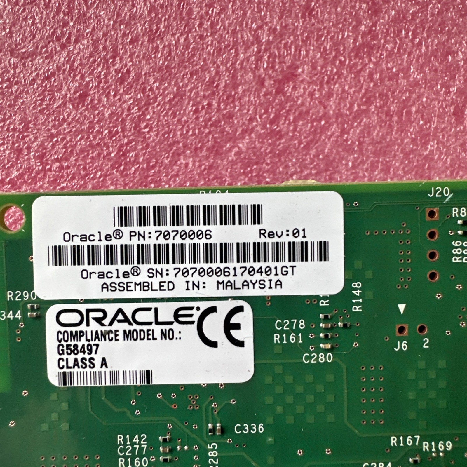 Oracle 707006 Intel X540-T2 2-Port RJ45 PCIe 10Gbps Ethernet Network Card✅ SFF
