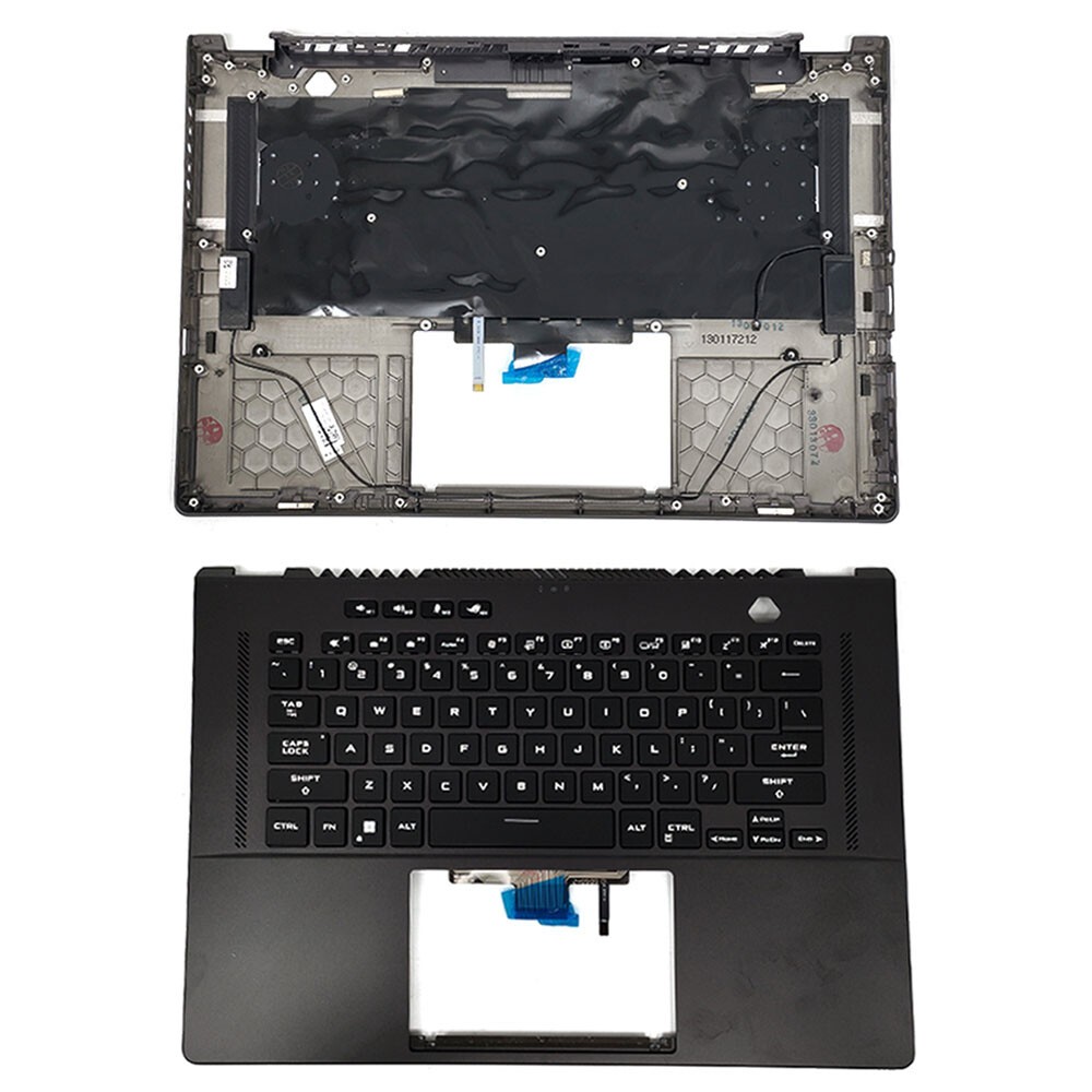 New Palmrest For ASUS ROG Zephyrus GA503Q GU603 GA503U Keyboard Backlit Gray US