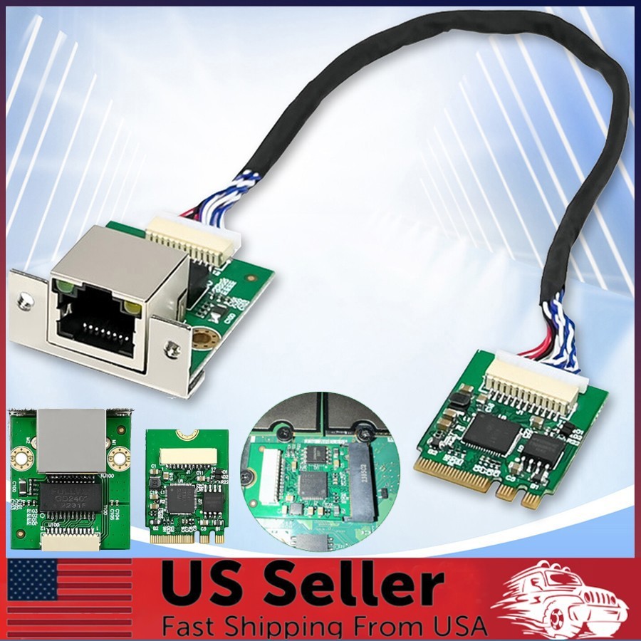Multi-Gig 2.5G/1G/100M NGFF 2230 M.2 A+E 2.5GbE Intel I225-V Ethernet NIC Card