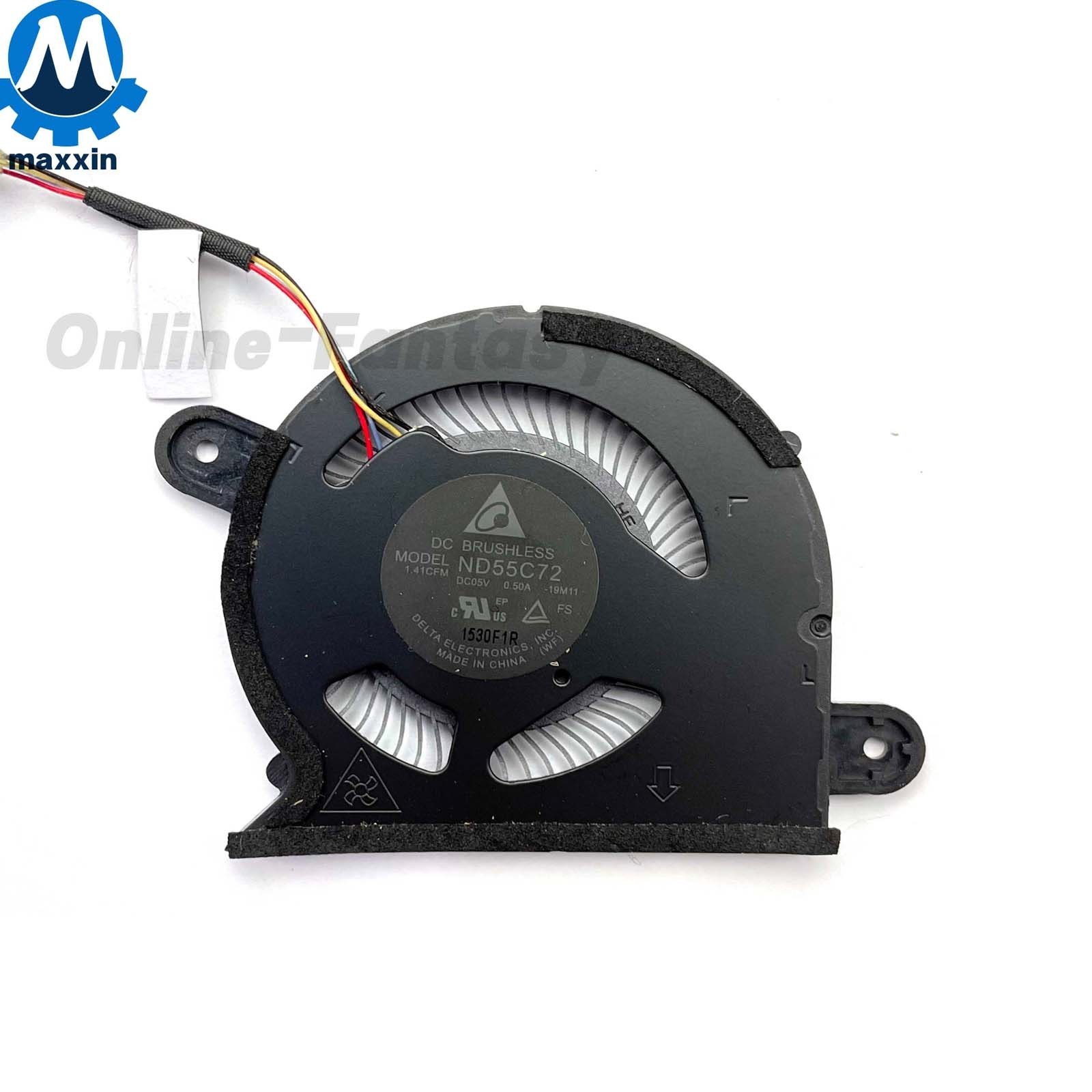 New CPU+GPU Cooling Fan for DELL XPS 13 9300 9310 P117G 0WX28K 0FRK0V WX28K