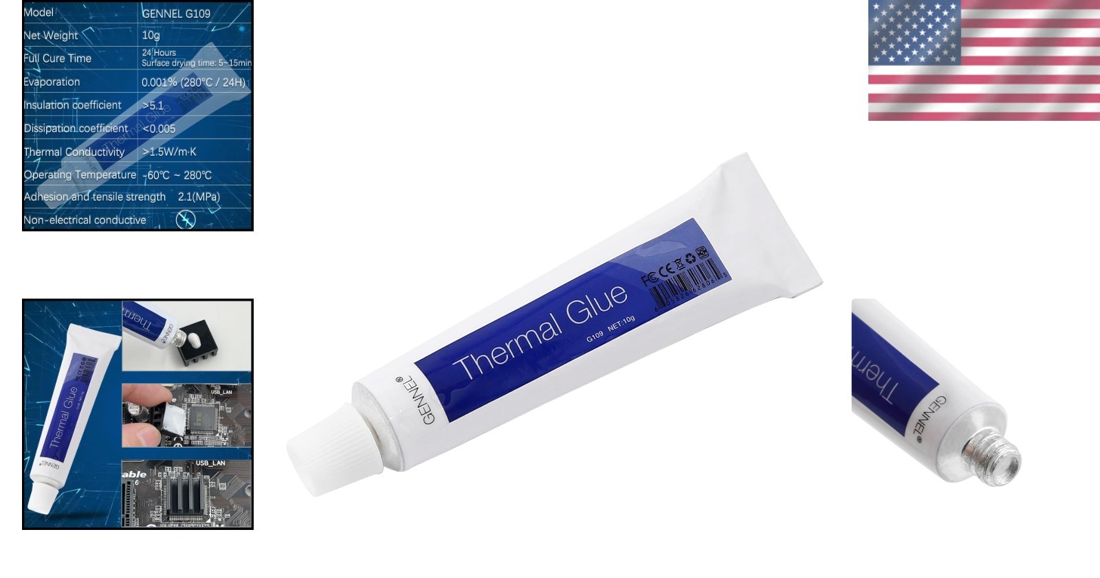 G109 10g Silicone Thermal Glue – Strong Adhesion & Excellent Heat Conductivity