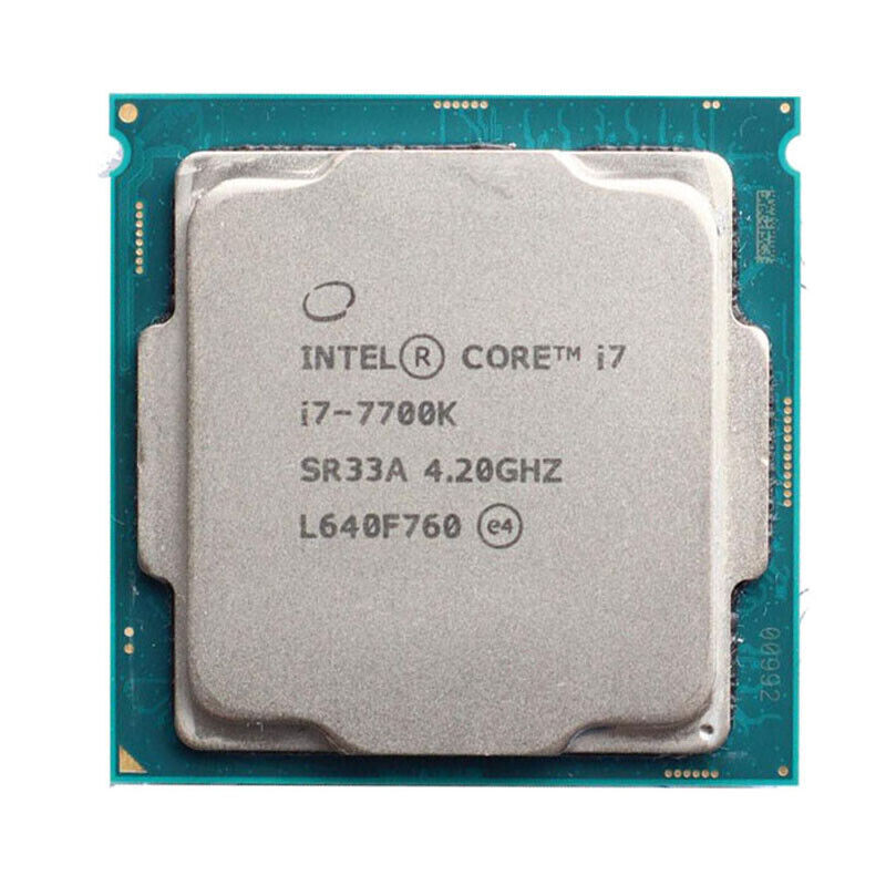 used Intel Core I7-7700K SR33A 4.2 GHz 8M Cache Quad-Core LGA 1151 CPU Processor