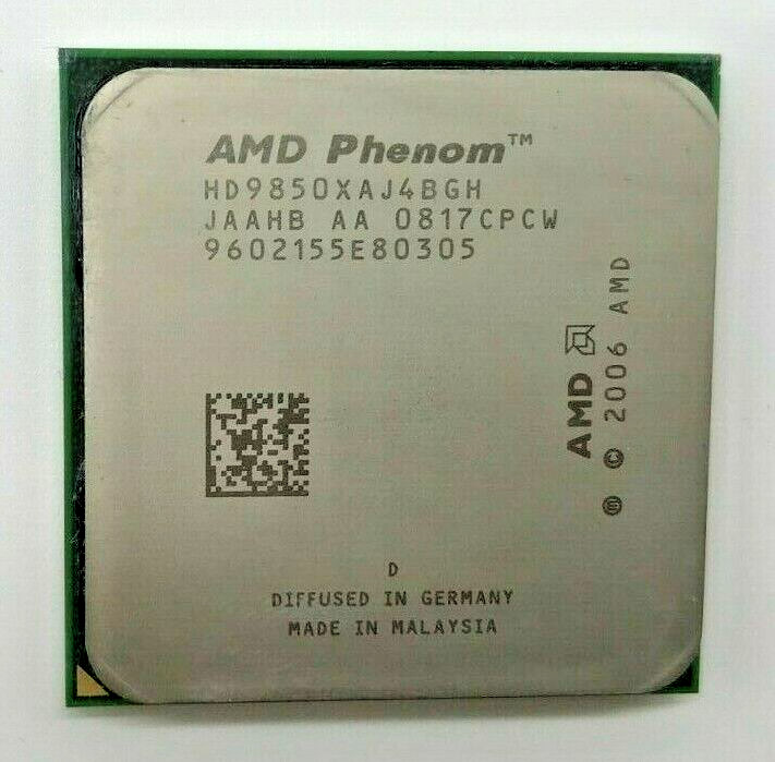 AMD Phenom X4 9850 HD9850XAJ4BGH – 4x 2.50GHz – Socket AM2/AM2+ #585