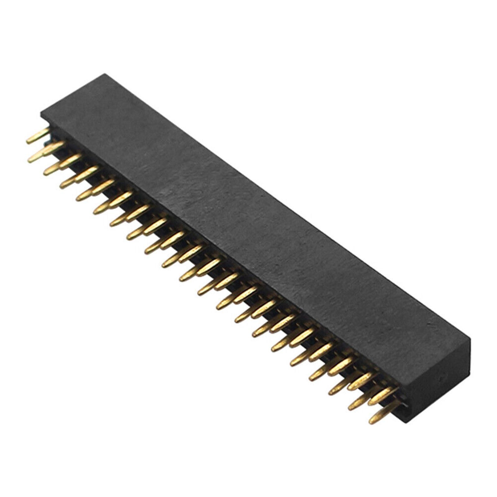 4x 2×20 PIN Socket Dual Male Header Pin Connector for Raspberry Pi Zero/Zero W d