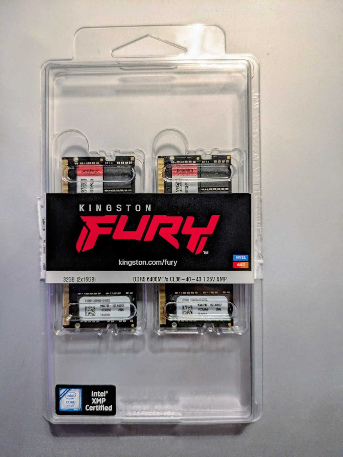 Kingston FURY Impact 32GB (2x16GB) DDR5, 6400MT/s (Laptop Ram) – KF564S38IBK2-32
