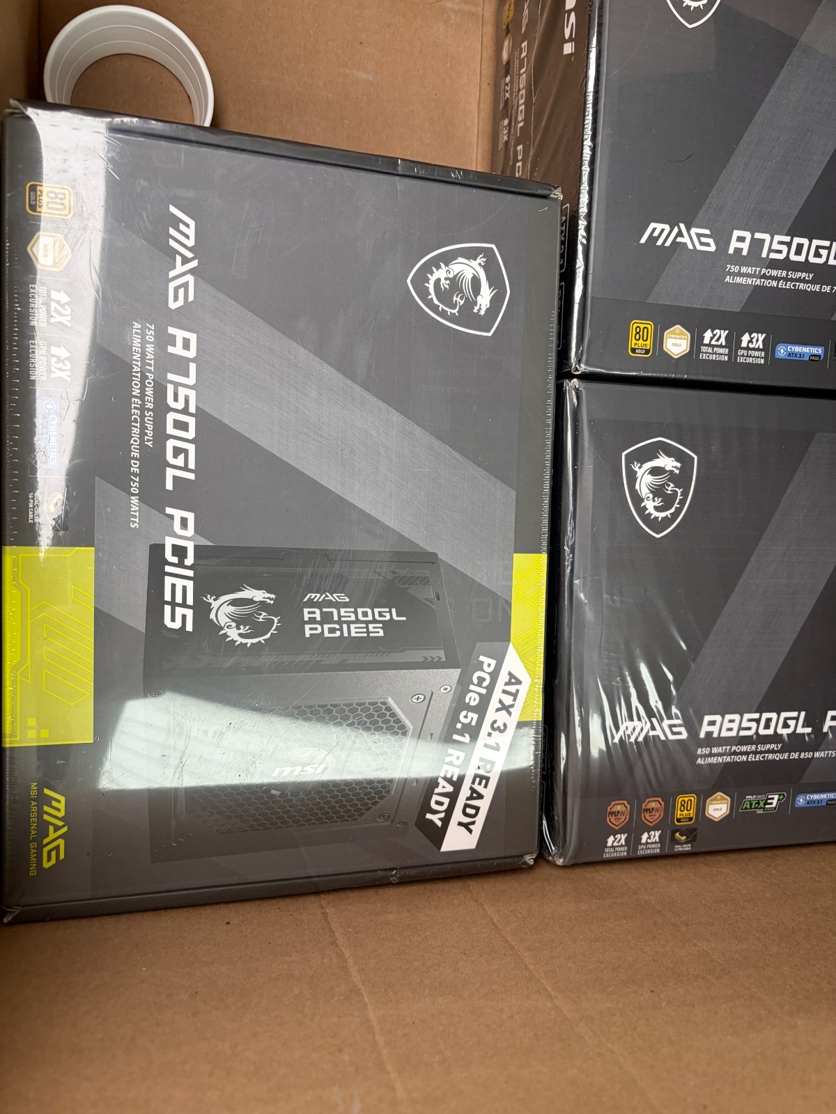 MSI MAG A750GL PCIE5 750W Power Supply | ATX 3.1 | PCIe 5.1 | 80+ Gold