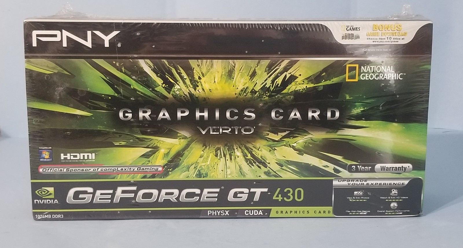 PNY Geforce GT 430 1GB GDDR3 Video Card VCGGT4301XPB NEW Sealed