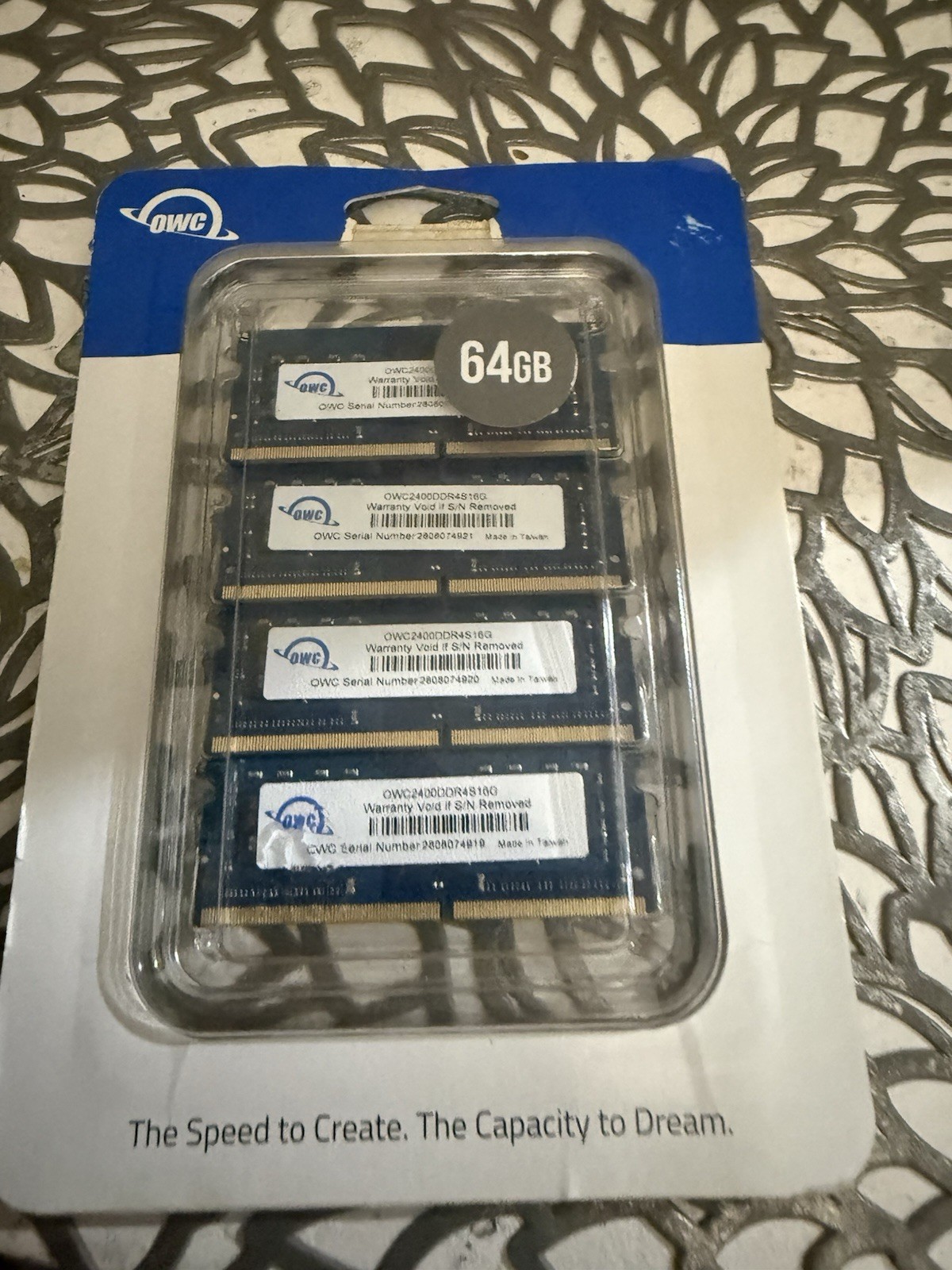 OWC 64GB (4x16GB) DDR4-2400 PC4-19200 260-Pin SO-DIMM RAM OWC2400DDR4S64S