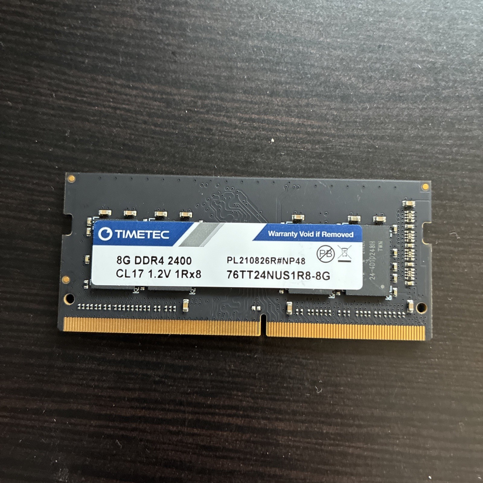 Timetec 8GB DDR4 2400 laptop RAM