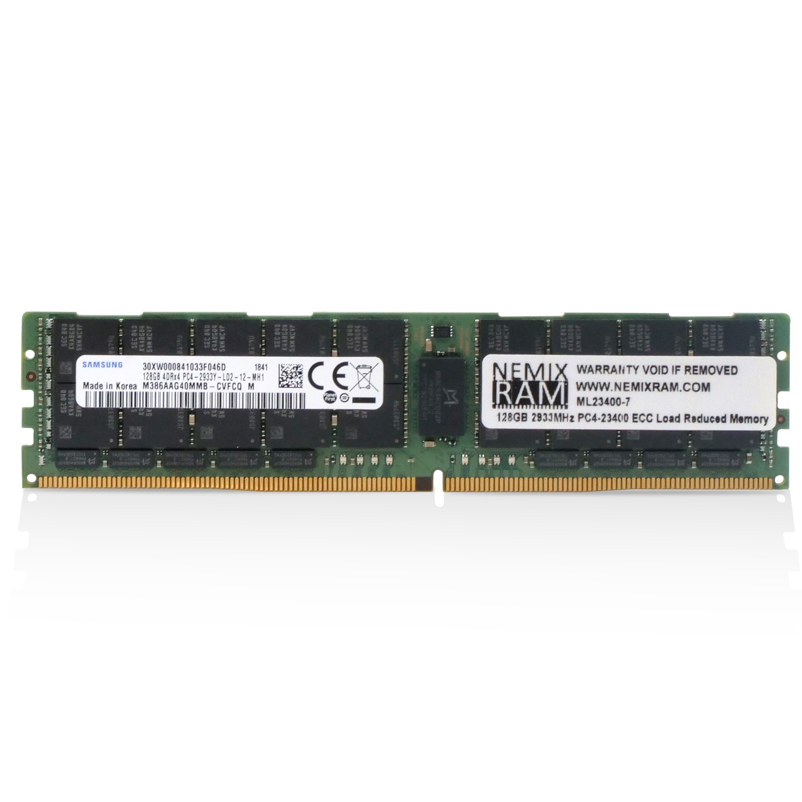 Samsung/NEMIX 128GB DDR4 2933MHz M386AAG40MMB-CVF PC4-23400 ECC LRDIMM RAM
