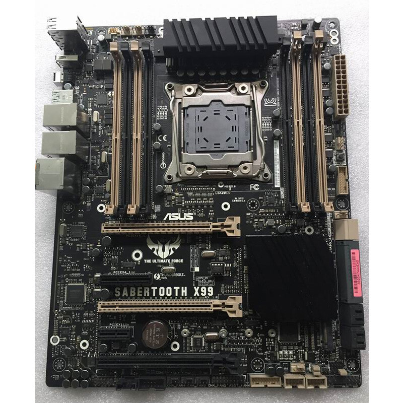 FOR ASUS SABERTOOTH X99 Motherboard Supports LGA2011 E5 RECC 64GB 100% Test Work