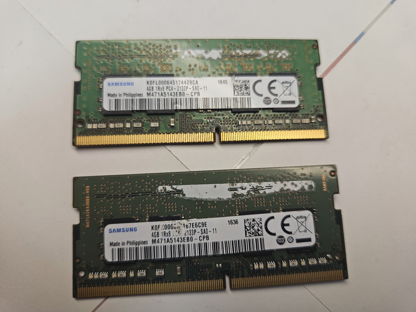 Samsung 8GB (2x4GB) PC4-2133P DDR4 SODIMM Laptop RAM Matching Pair