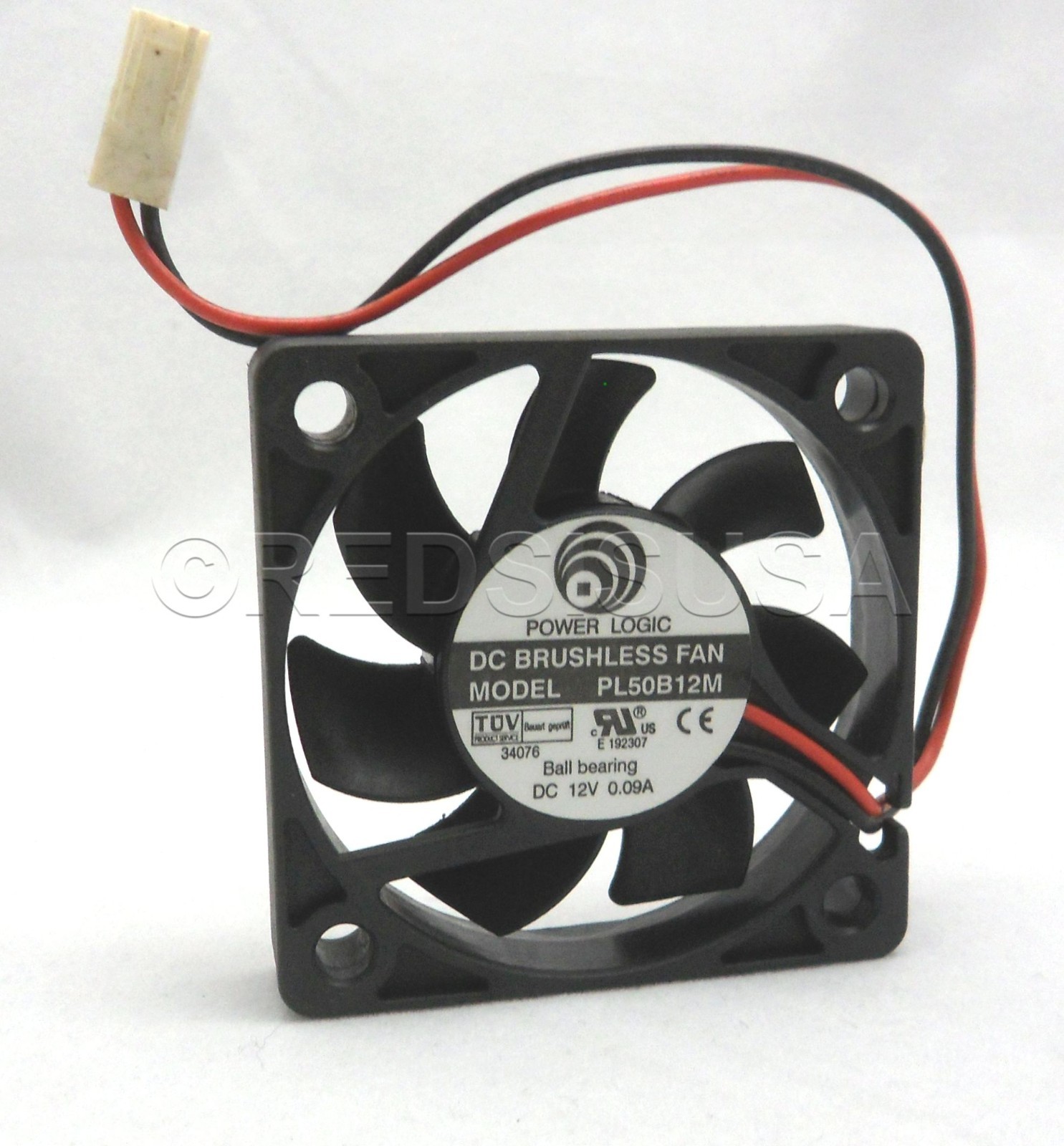 Power Logic – Square Fan DC 12V 0.09A, 50x50x10mm PL50B12M