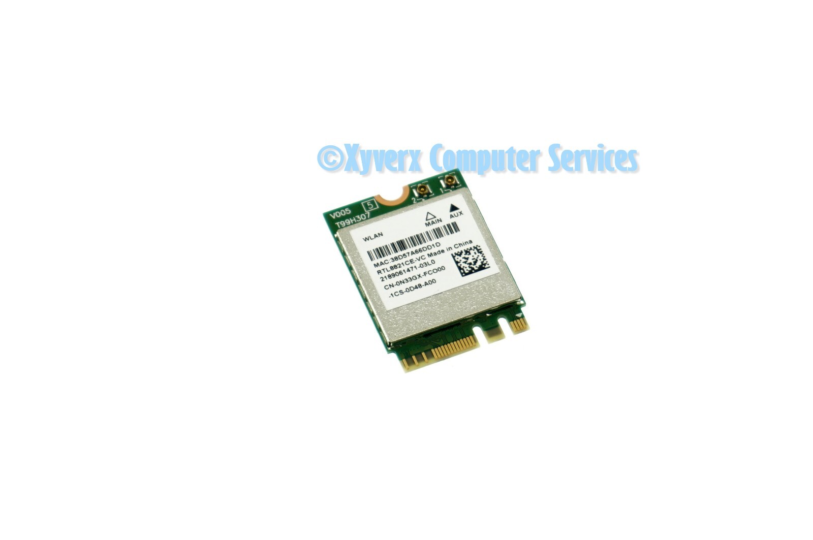 N33GX RTL8821CE OEM DELL WIRELESS CARD INSPIRON 15 3511 P112F (CB70-76)