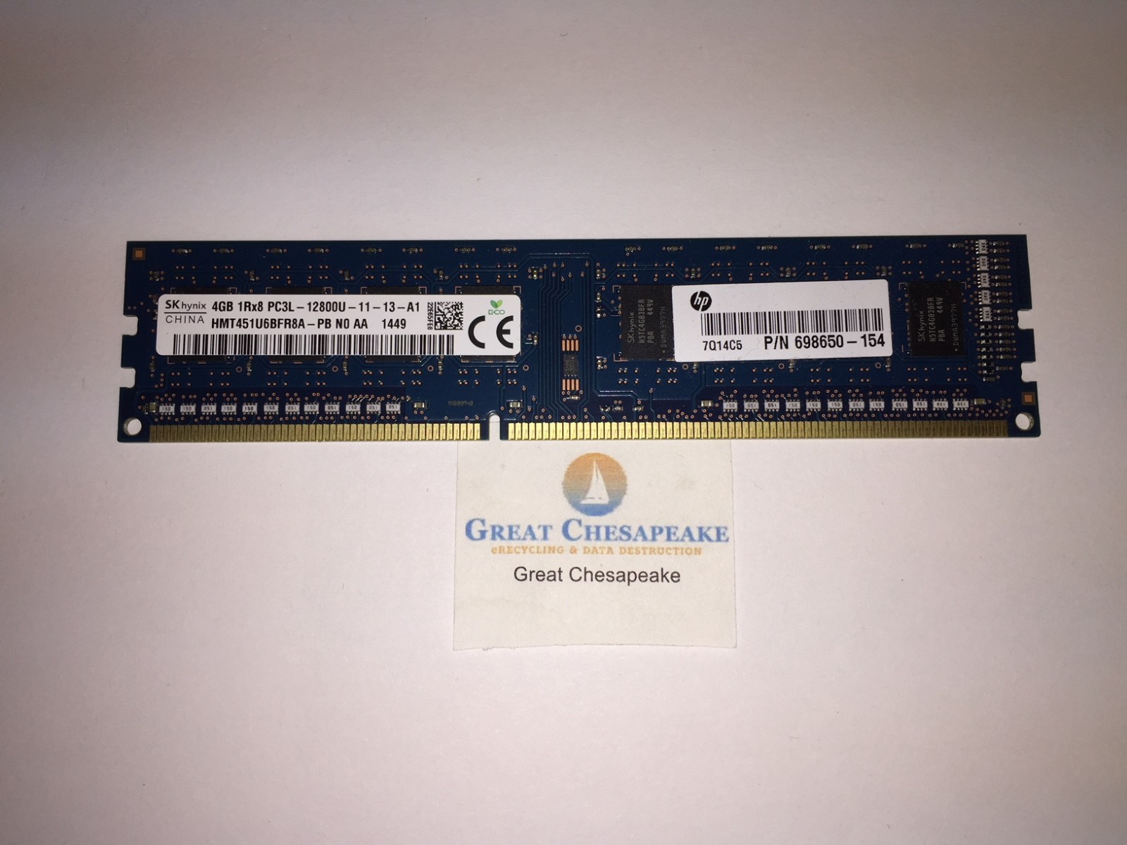 SK Hynix HMT451U6BFR8A-PB 4GB PC3L-12800U DDR3 Desktop Ram TESTED!