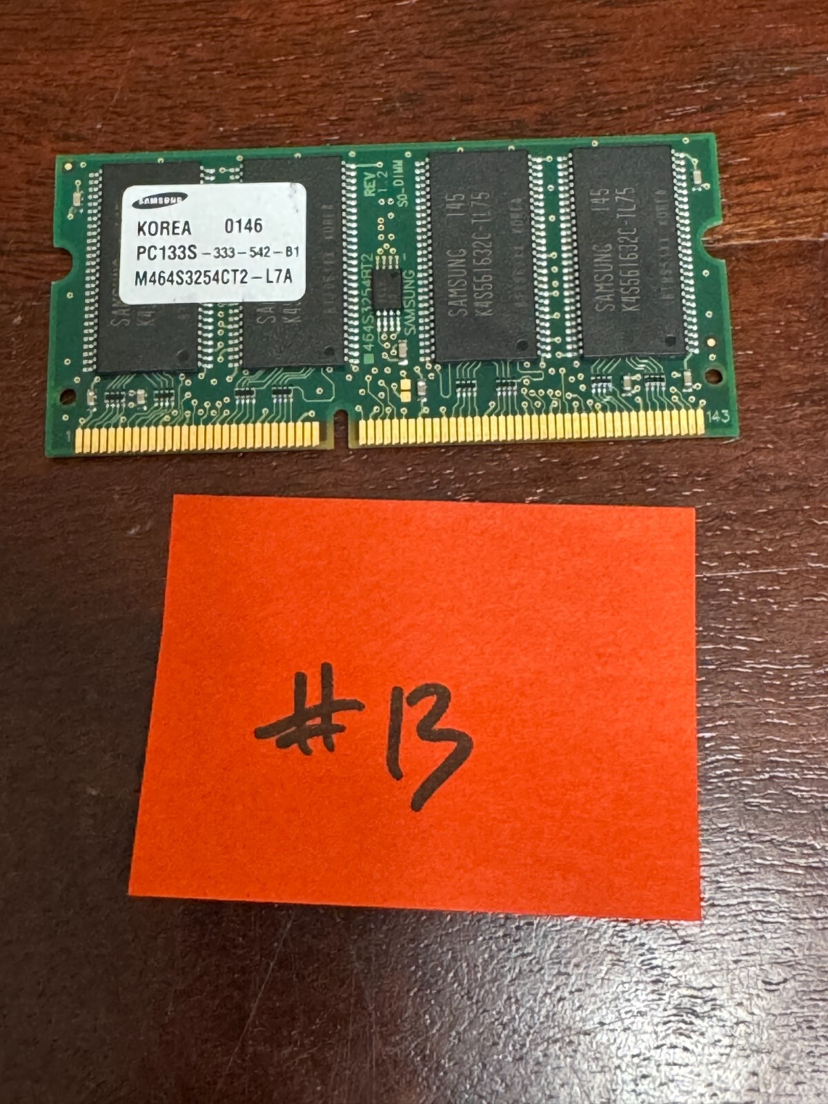 SAMSUNG RAM MEMORY CARD- PC LAPTOP COMPUTER PARTS