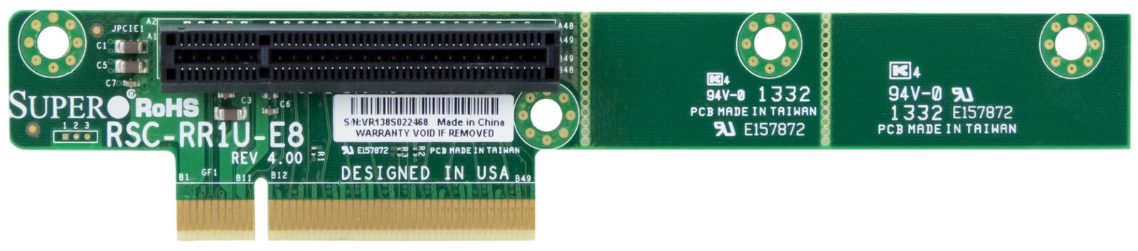 RISER SUPERMICRO RSC-RR1U-E8 PCIe x8