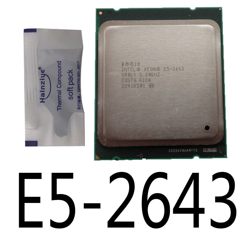 intel Xeon E5-2643 E5-2643 V2 E5-2648L E5-2650 E5-2650L V2 CPU Processor