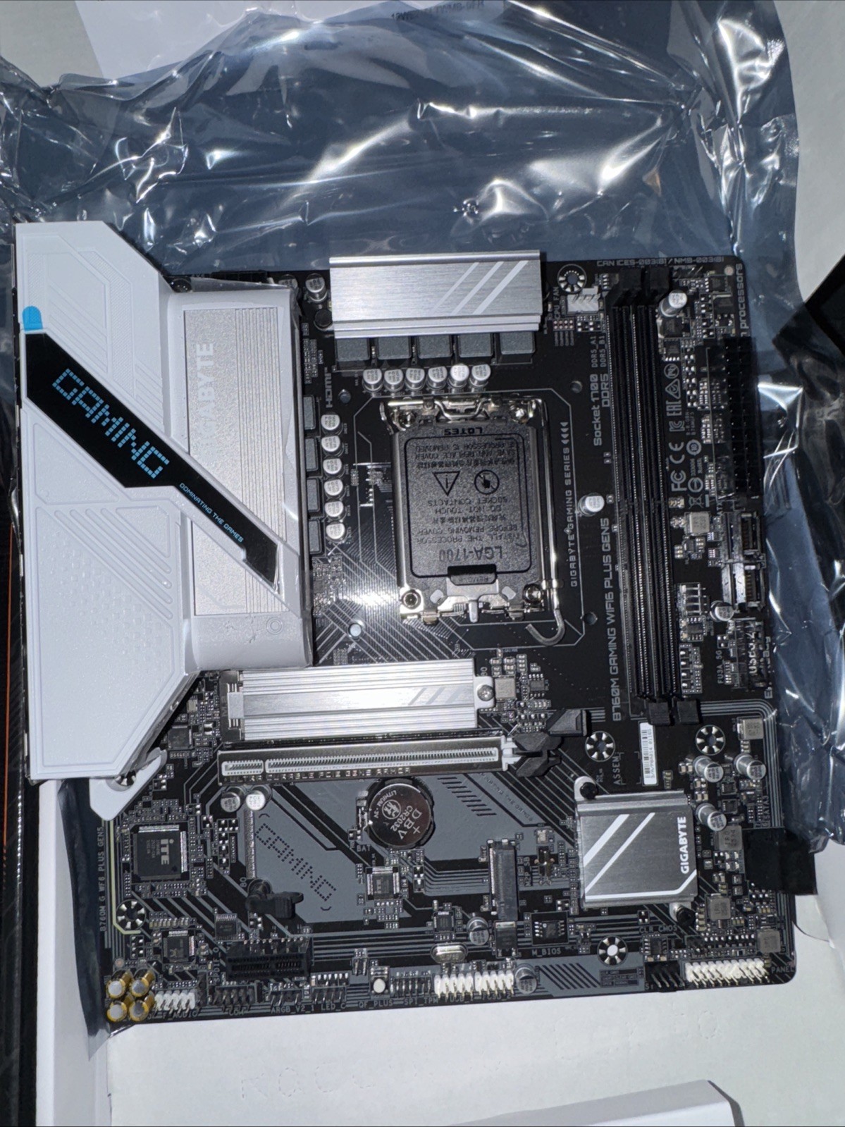 GIGABYTE B760M Gaming Wifi6 Plus DDR5 12/13/14 Gen LGA1700 mATX Motherboard -New
