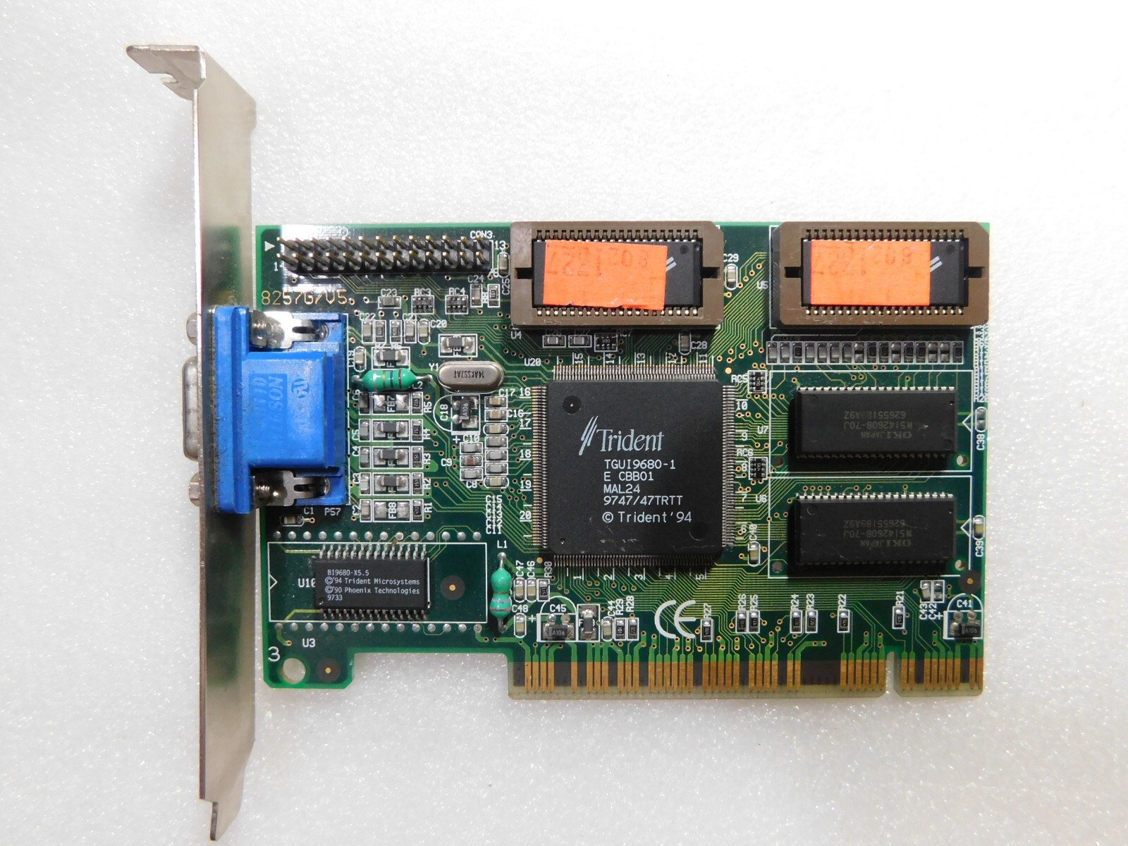 JATON TRIDENT TVGA96PCI TGUI9680 2MB PCI VGA VIDEO GRAPHICS CARD ADAPTER