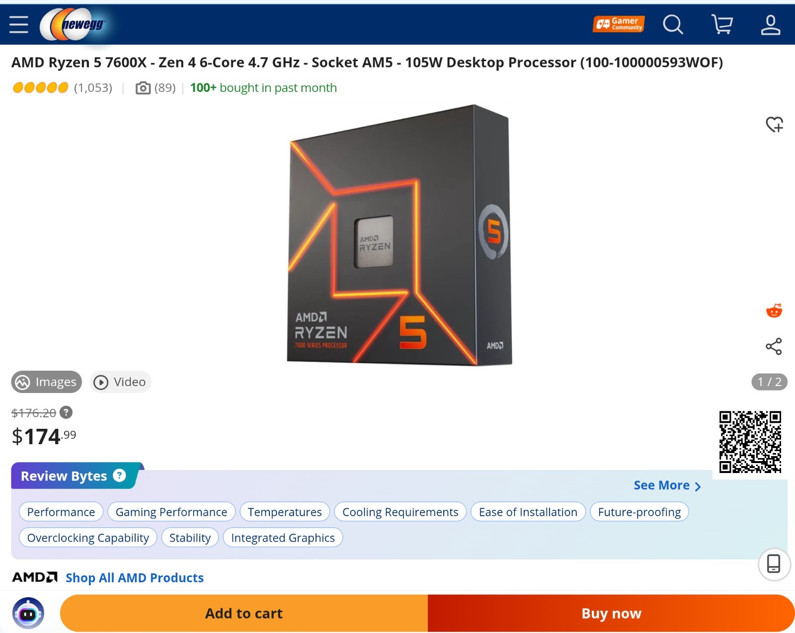 AMD Ryzen 5 7600X